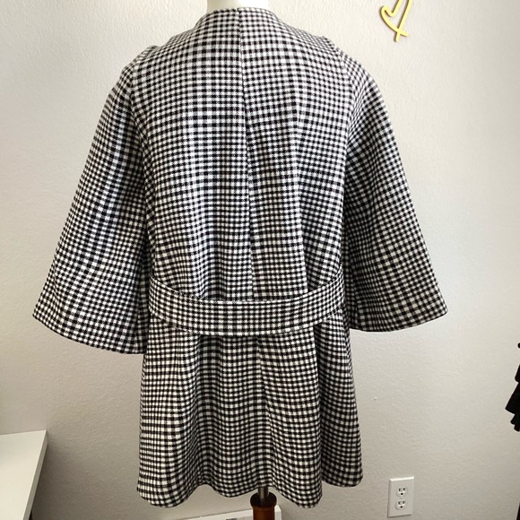 \H&M\ Houndstooth Draping Coat - Picture 9 of 16